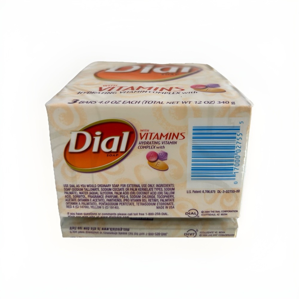 5 Pack Dial With Vitamins Bar Soap‎ 4 Oz. Each